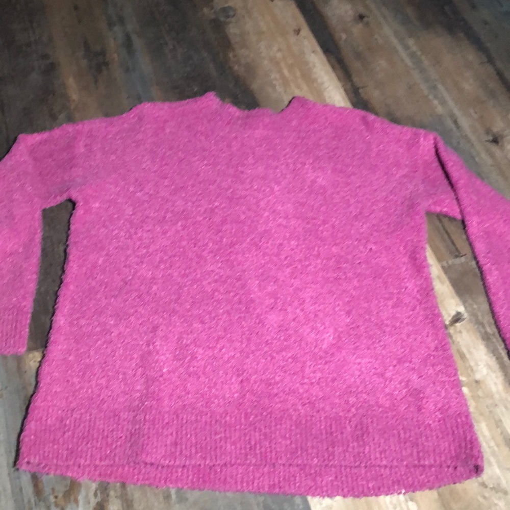 NWOT soft fushia sweater from core life